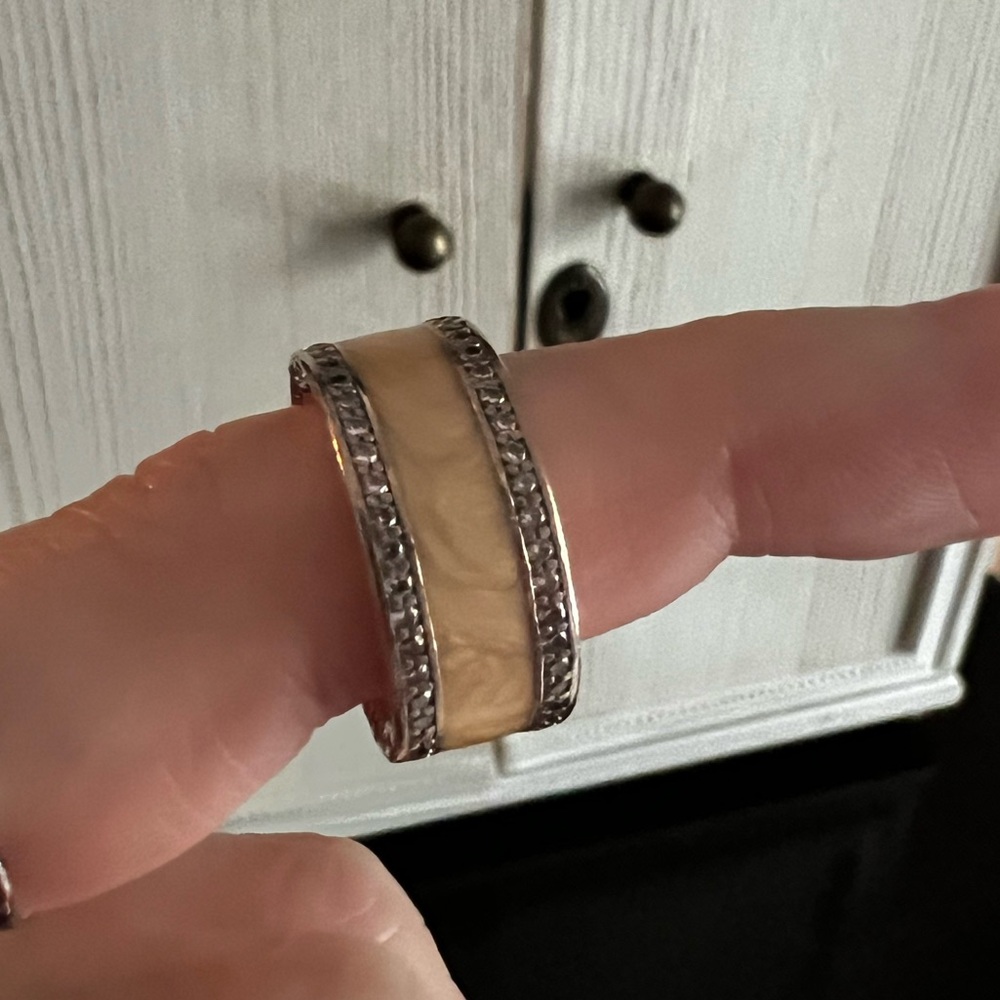 Rose Gold Hearts of Pandora Ring